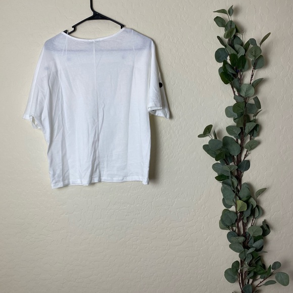 Zara Button Top White Size Small - Picture 4 of 4